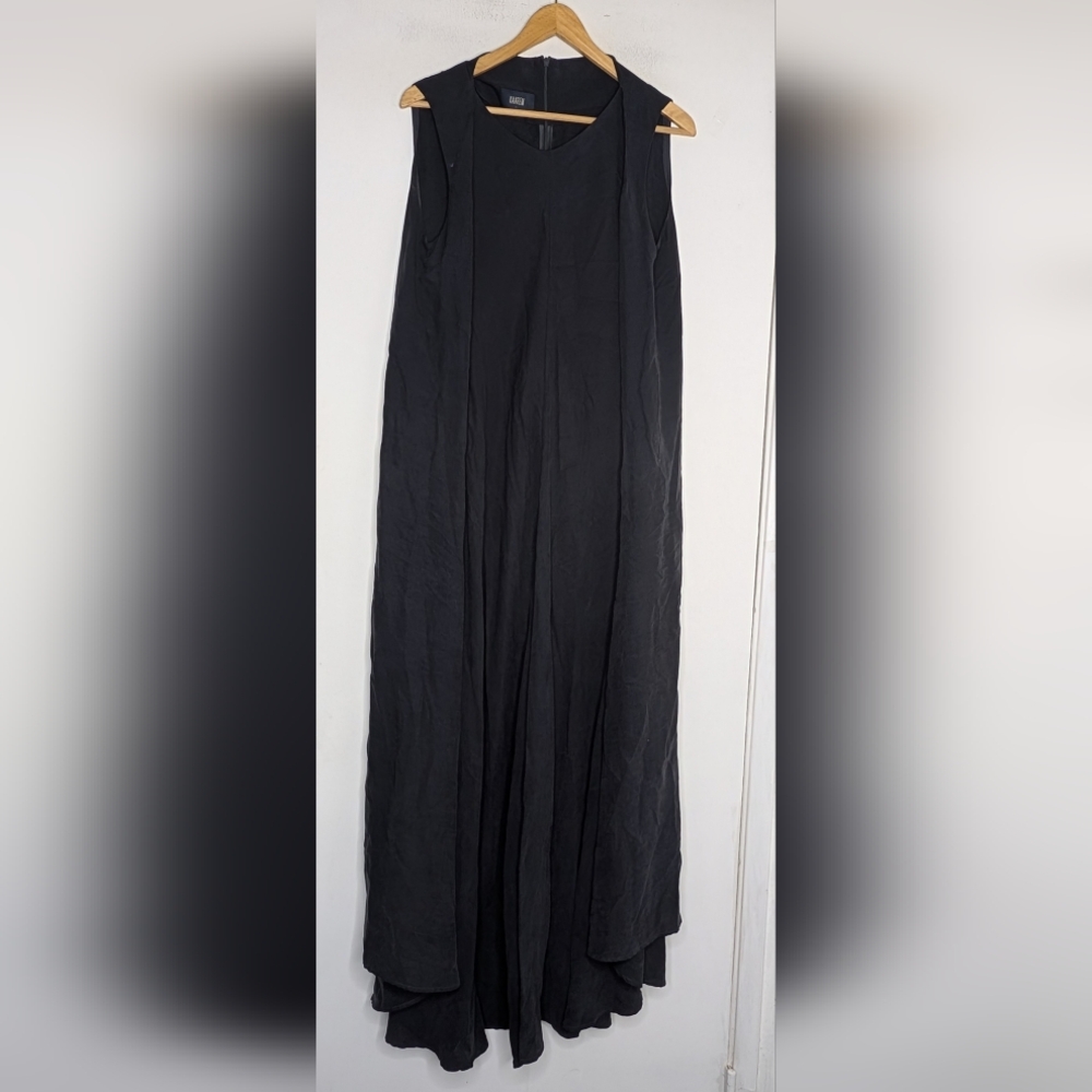 KAAREM • Pleated Front Maxi Tent Dress , size small